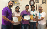 Kuwait : Tulu Koota Kuwait felicitates front line workers