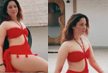 Tamannaah Bhatia stuns in red swimwear, leaves fans mesmerised by her bold look