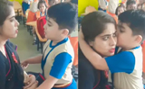 Viral video of school boy apologising to teacher leaves Internet divided, Watch