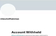 Twitter account of Pakistan government withheld in India for 2nd time in 6 months