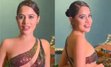Uorfi Javed leaves netizens stunned, poses in see-through dress inspired by Galaxy; Video goes viral