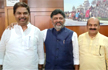 DK Shivakumar meets former CM Basvaraj Bommai at State Assembly