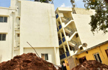 Five-storeyed building tilts in north Bengaluru, panicked residents rush out