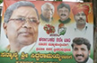 Poster referring to Siddaramaiah as �next K�taka CM� put up outside his B�luru residence