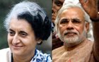 Indira Gandhi wasnt secular: Narendra Modi