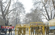 Police vehicle transports food packets to BJP rally in Kashmir, probe on