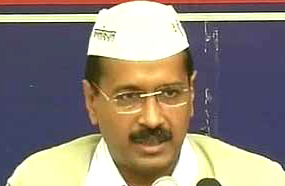 Arvind Kejriwal targets HSBC, Mukesh Ambani