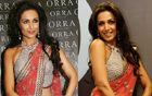 Malaika Arora adorned a $1.3 million diamond blouse with her red saree