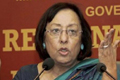 Union minister Najma Heptullah advocates small family with 2 kids