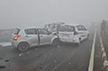 Dense Fog Triggers Chain Collision on NH-9; Techie Dies After Car Falls into Ditch