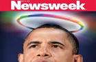 Obama on Newsweek magazine cover as First Gay President