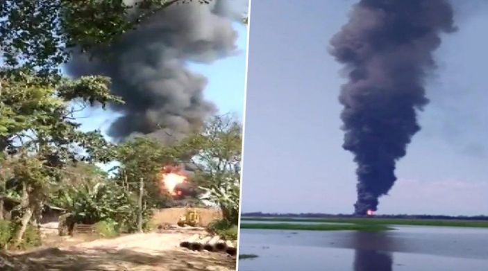 Assam natural gas leak: Fire breaks out at Baghjan oil well that was spewing gas
