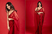 Priya Prakash Varrier looks classy in breathtaking saree elegance