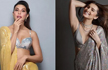 Jacqueline Fernandez and Tara Sutaria look stunning in the sequined sarees; see pics