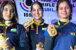 Manu Bhaker-led India women shooting team win gold medal in 25m Pistol event
