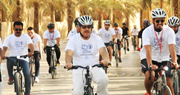 Indian Embassy in Saudi organises ’Gandhi cycle rally for peace’