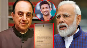 Subramanian Swamy writes to PM Modi requesting CBI enquiry in Sushant Singh Rajputs case