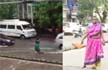 50 yr old woman stood for 7 hours near manhole to save people, in Mumbai