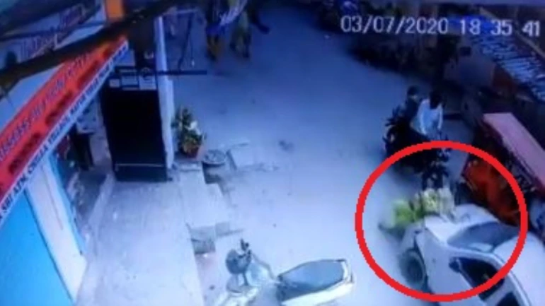 Delhi cop hits elderly woman with car & runs her over while trying to escape
