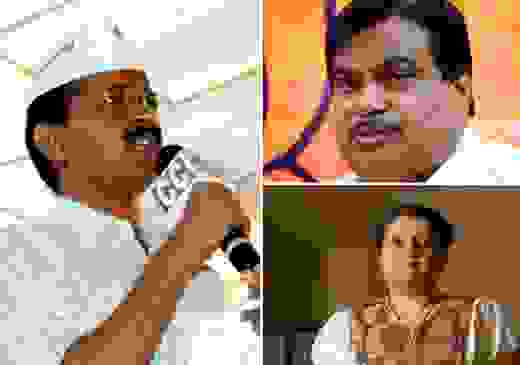 Gadkari-Kejriwal