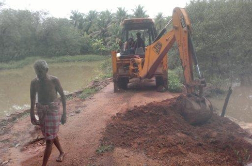 Kulur road demolision
