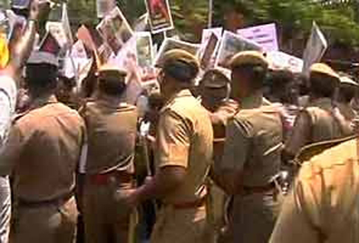 Chennai-anka-student protest