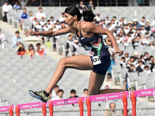 Ashwini akkunji in assian games 2014