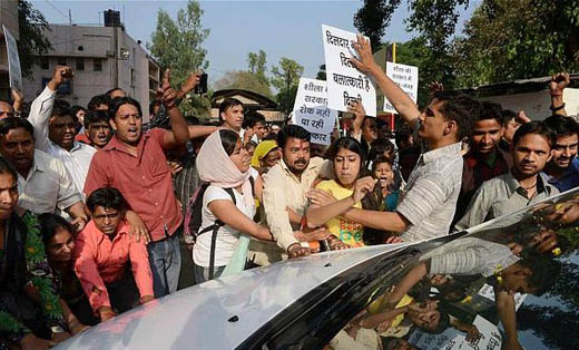 5yr old rape accused arrest-protest111