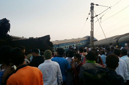 mangala_express derailed near Goti