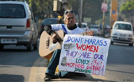 Delhi protest calm down