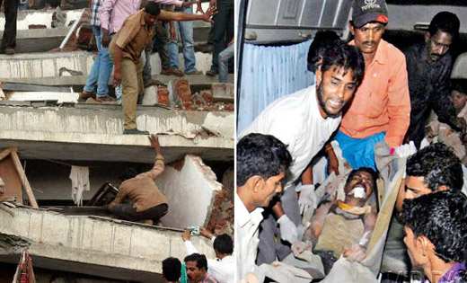 Thane building collaps-72 dead