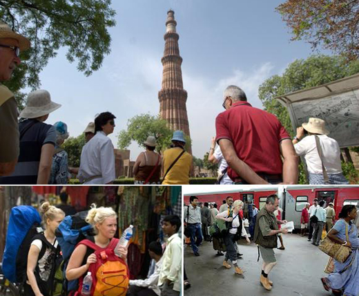Foreign tourists