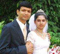 VINOD AND ANDREA SALDANHA,BANGALORE